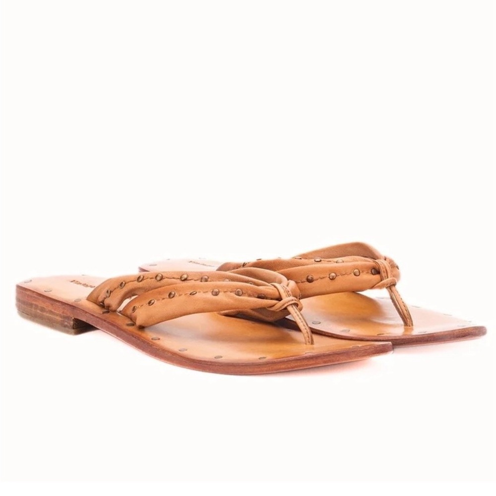 Vintage Foundry Co. Leather Hera Flat Sandals NIB